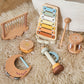 Smartwo Wooden Music Instruments Play Set for Kids