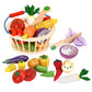 Smartwo Wooden Play Food Toy for Tollders Pretend Game (Veg Set)