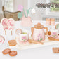 Smartwo Wooden Tea Set for Little Girls | Toddlers Pretend Play Toy | Improve Imagination and Social Skills