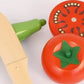 Smartwo Wooden Play Food Toy for Tollders Pretend Game (Veg Set)