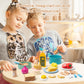 Smartwo Wooden Play Cooking Set, Kitchen Accessories Food Toy for Toddlers Pretend Play (27PCS)