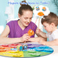 Smartwo Montessori Magnetic Fishing Game Toy for Toddlers 2-5,Color and Shape Sorting and Matching for Preschool Learning