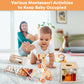 Smarttwo Wooden Montessori Toy Set for Toddlers 1-3, Educational for Shape Sorting, Stacking, Musical Delightment (5units)