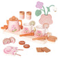 Smartwo Wooden Tea Set for Little Girls | Toddlers Pretend Play Toy | Improve Imagination and Social Skills